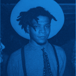 GEORGE DUBOSE, Holy-Glory II - Blue (Jean-Michel Basquiat). global galleries