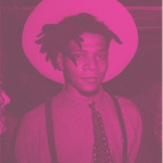GEORGE DUBOSE, Holy-Glory III - Pink 300 (Jean-Michel Basquiat). global galleries