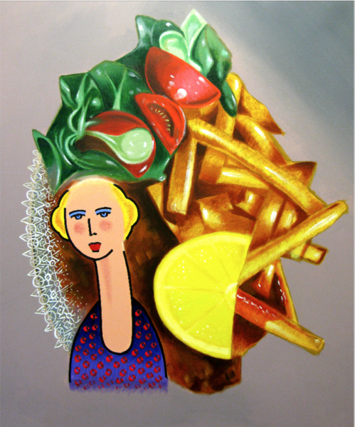 HEINZ ZOLPER - Dame mit Schnitzel (Lady with snitzel)