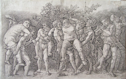 Andrea Mantegna, Bacchanal with Silenus. Global Galleries