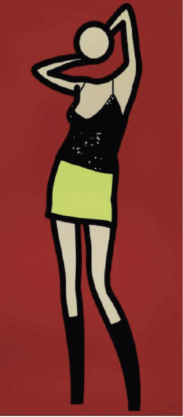 JULIAN OPIE – Sara Dancing