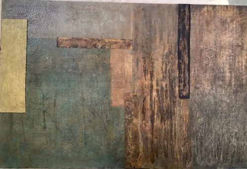 Anne Ruffert. Abstract painting #1-19