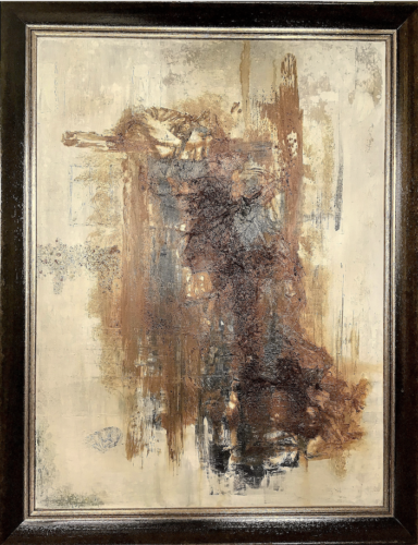Anne Ruffert, abtrat painting, 80 x 60 cm
